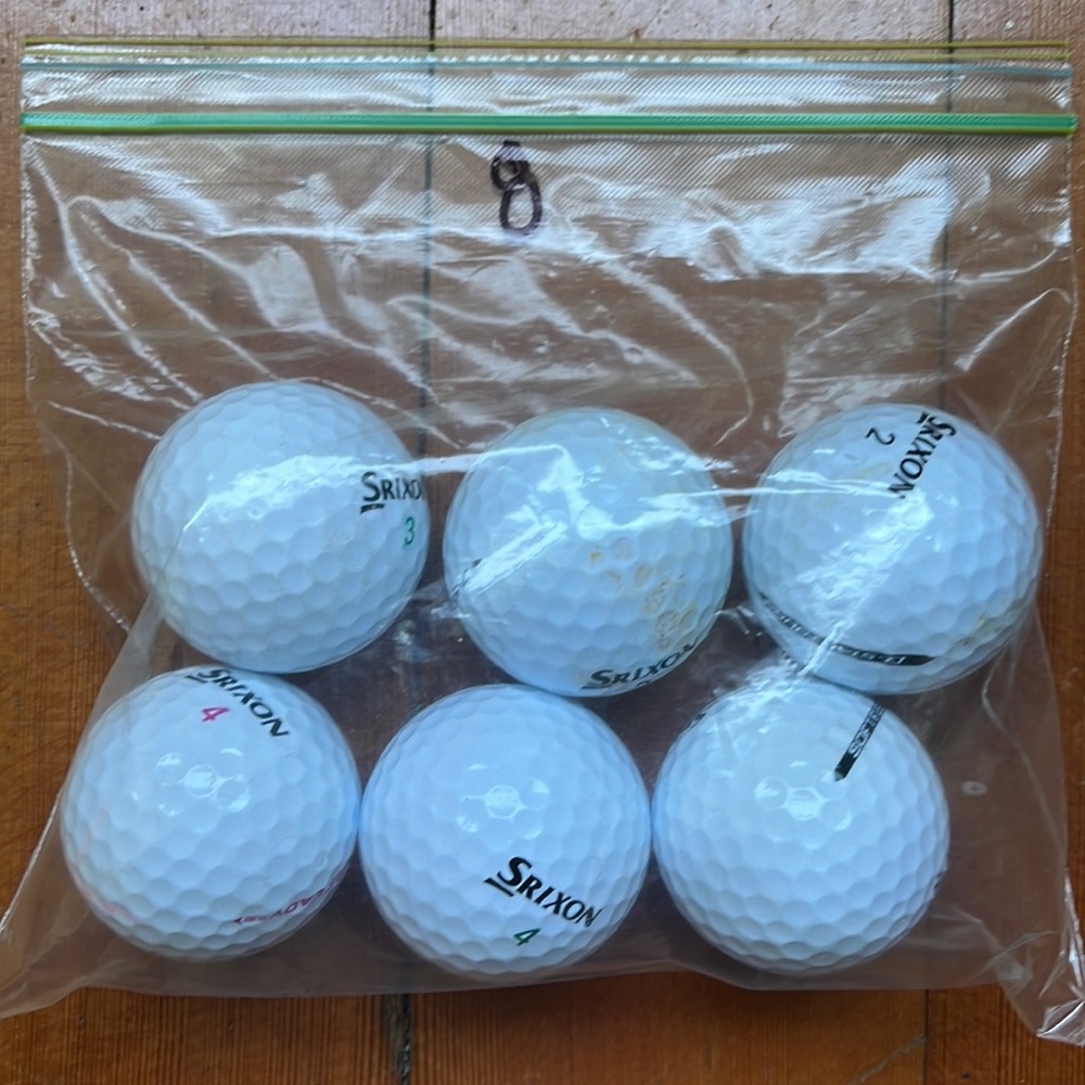 Srixon Used Golf Balls Bundle 6